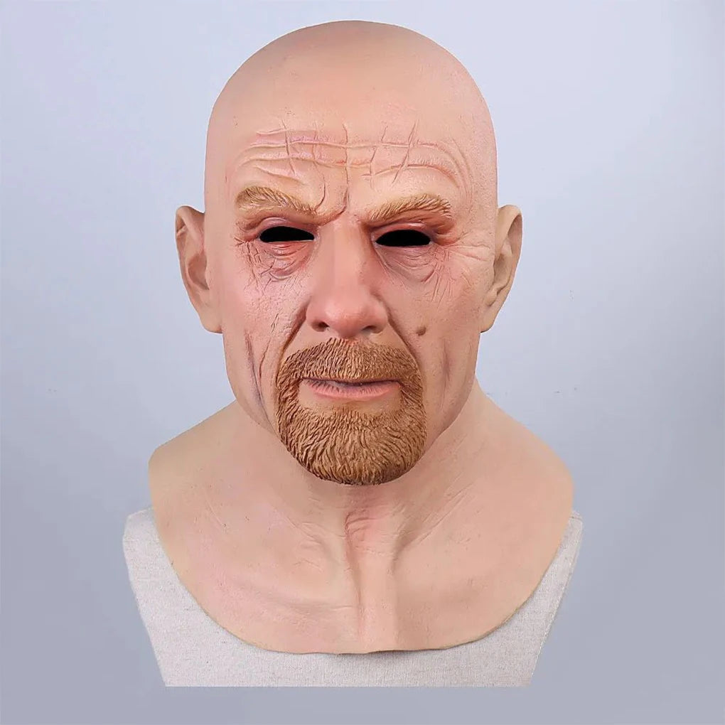 Elderly Woman Man Mask Wri Mask